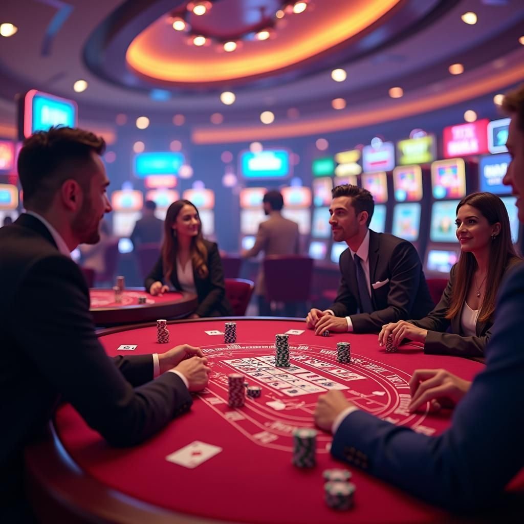 qqnusa link live roulette studio with professional croupier and wheel